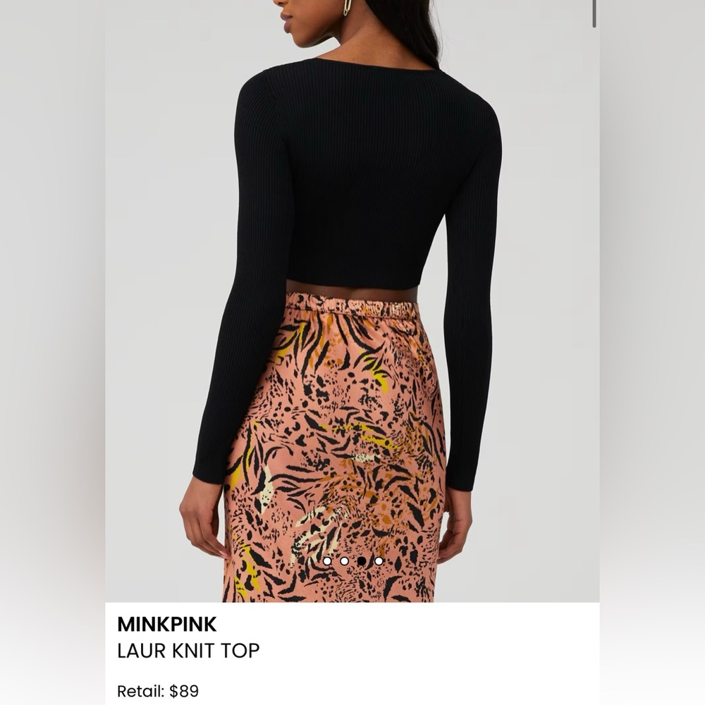 MINKPINK LAUR KNIT TOP - Picture 4 of 9